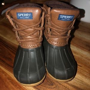 Toddler Sperry port duck boots 🦆